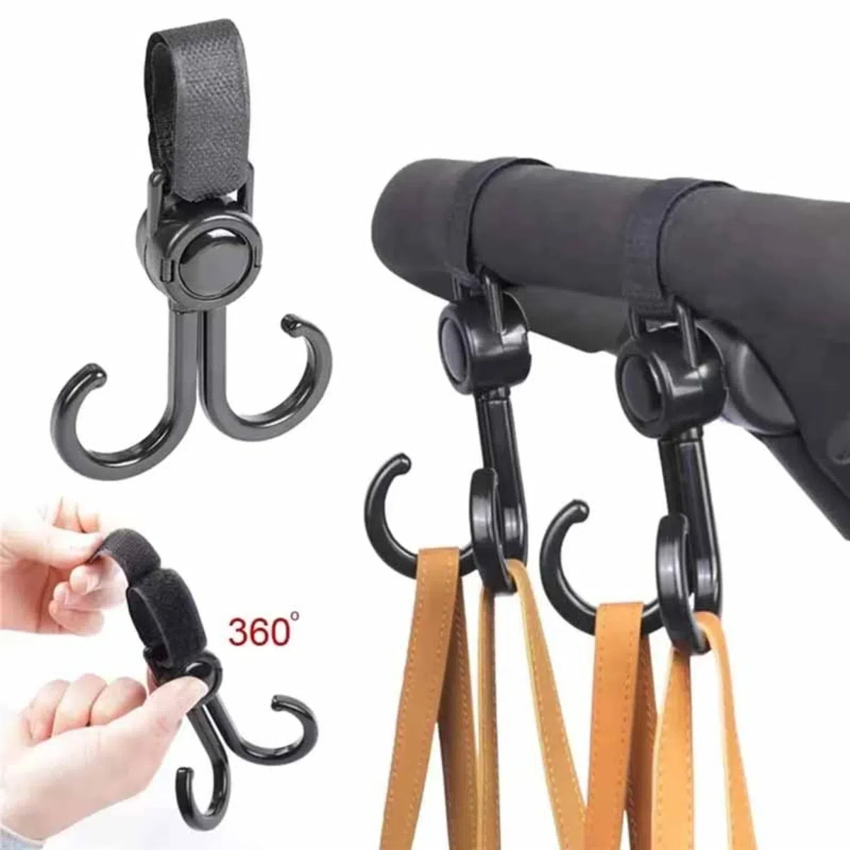 Rotatable Double Hooks Baby St - Travel Accessories For Baby ulasan dan harga
