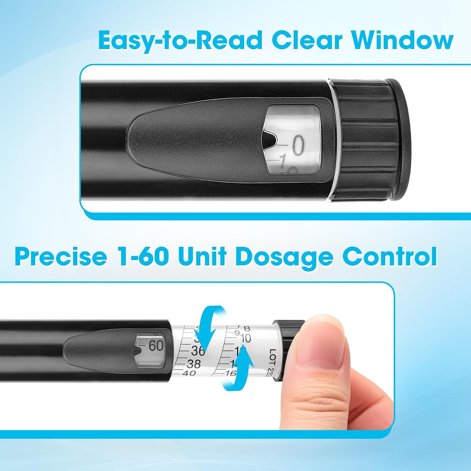 60 Units Peptide Pen Injector  - Travel Accessories Useful ulasan dan harga