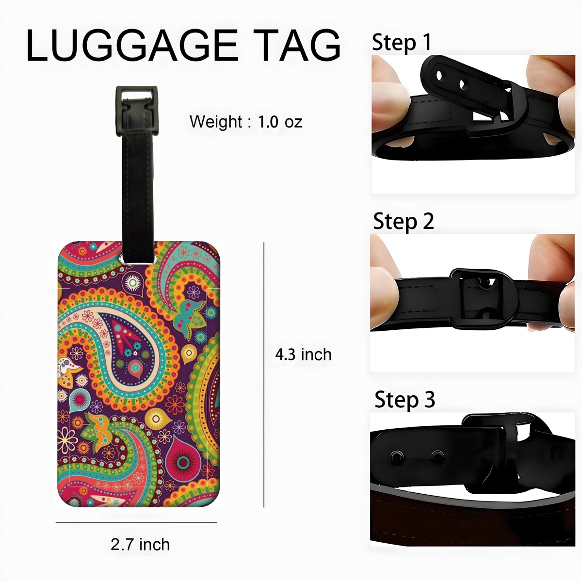 Paisley Plastics Baggage Tag W - Travel Accessories List For Women ulasan dan harga