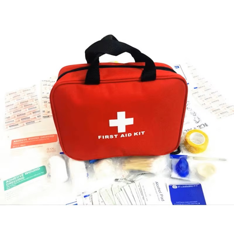 First Aid Kit with Compact and - First Aid Travel Kit ulasan dan harga