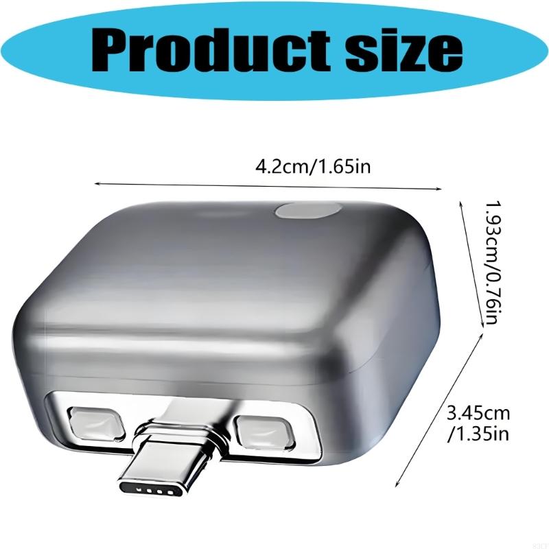 Compact USB C Separator Adapte - Travel Accessories Inc ulasan dan harga