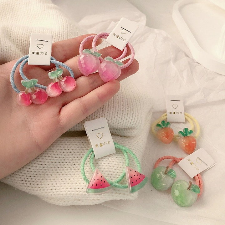 Kids Carrot Hair Ties 5 Pair N - Travel Accessories For Baby ulasan dan harga