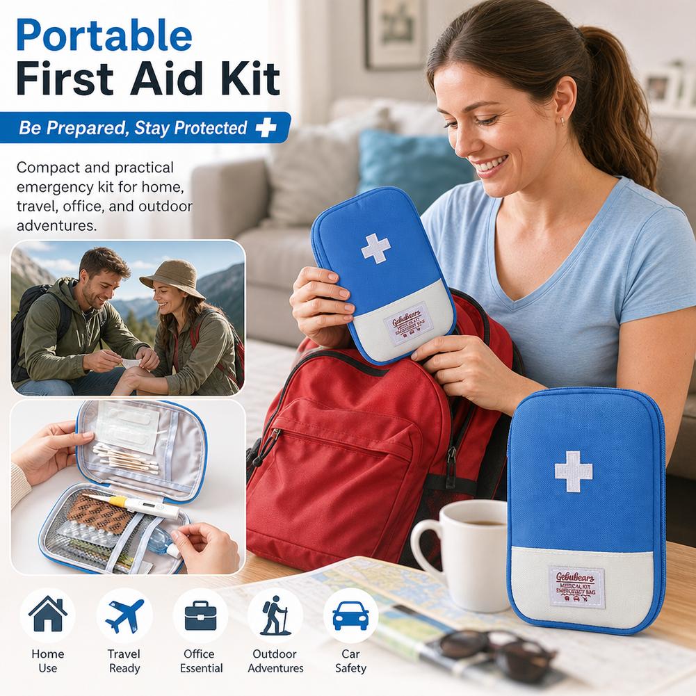 Large Capacity Portable First  - First Aid Travel Kit ulasan dan harga