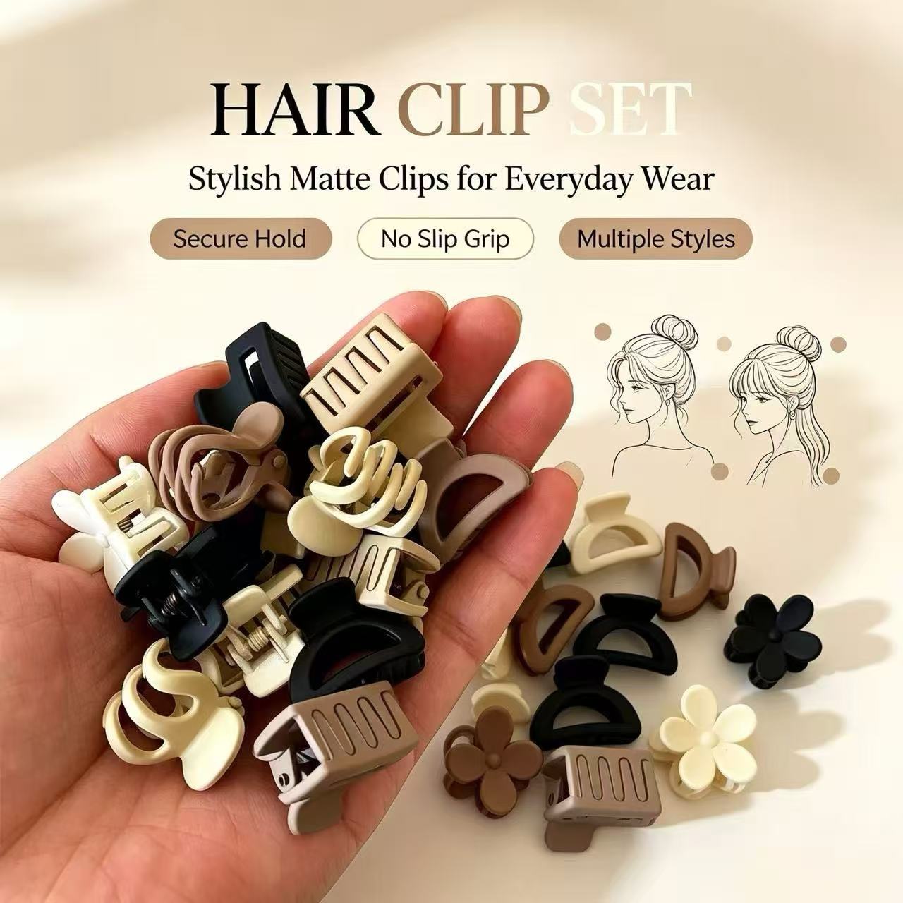 10/20/30pcs Beige Mixed Pack S - Travel Accessories Useful ulasan dan harga