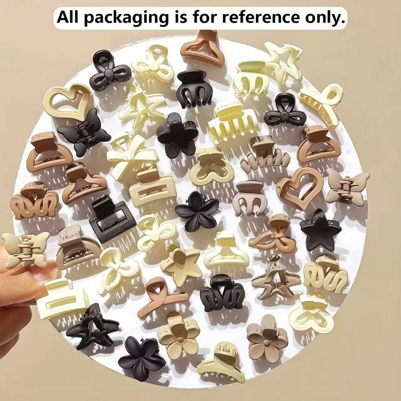 10/20/30pcs Beige Mixed Pack S - Travel Accessories Useful ulasan dan harga