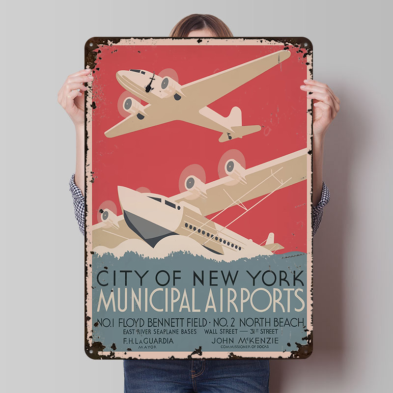Vintage NYC New York Airports  - Travel Accessories Nyc ulasan dan harga