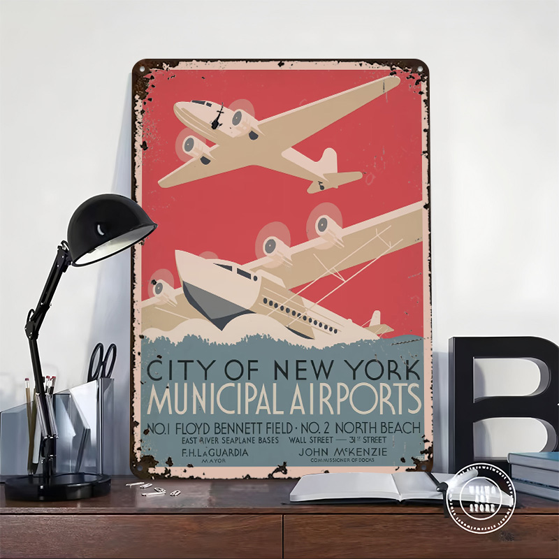 Vintage NYC New York Airports  - Travel Accessories Nyc ulasan dan harga