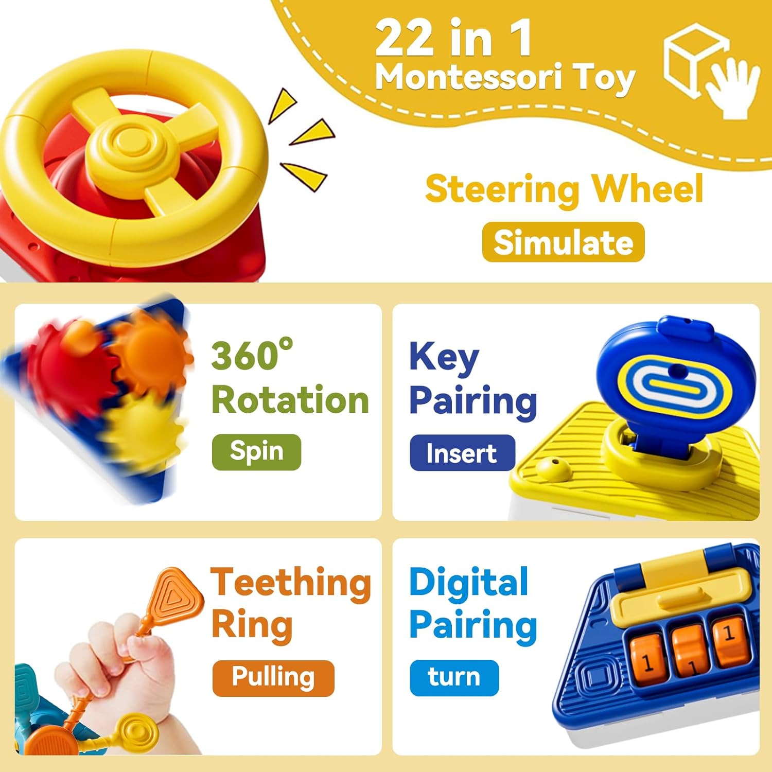 Baby Busy Board Activity Cube  - Travel Accessories For Baby ulasan dan harga