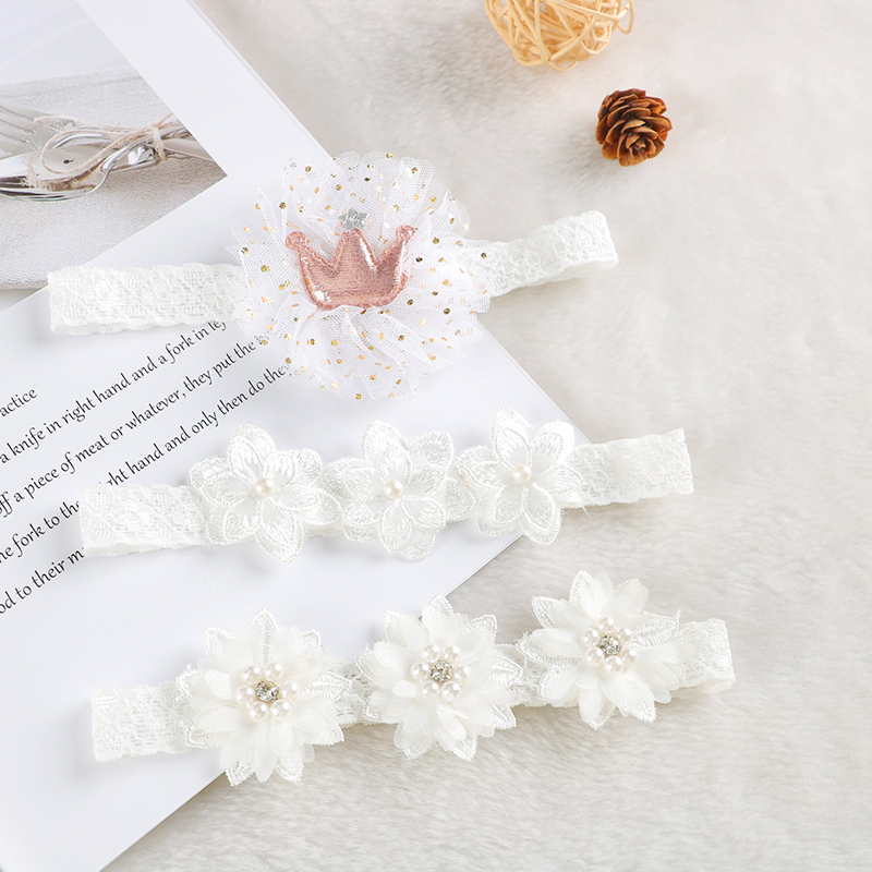 Baby Headband Flower Bows Crow - Travel Accessories For Baby ulasan dan harga