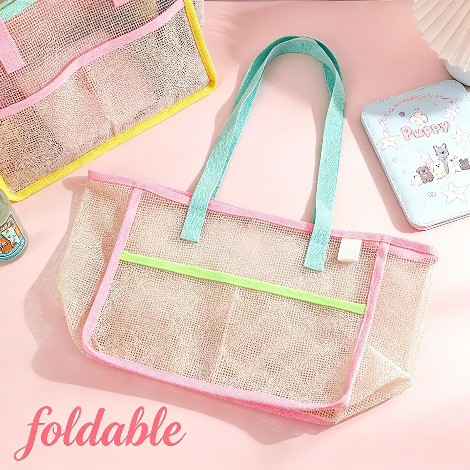 Beach Bags for Women Colorful  - Travel Accessories Bag ulasan dan harga