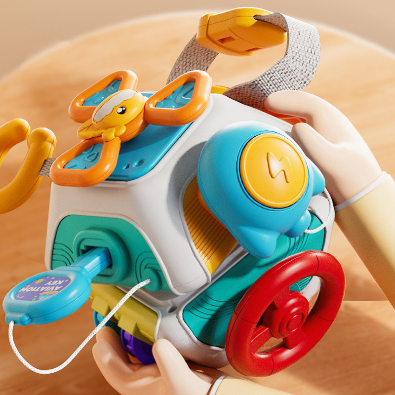 Baby Busy Board Cube Montessor - Travel Accessories For Baby ulasan dan harga