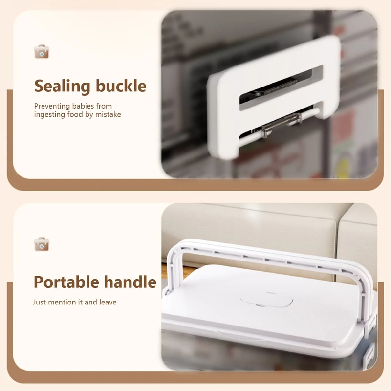 Portable Medicine Box Large Ca - First Aid Travel Kit ulasan dan harga