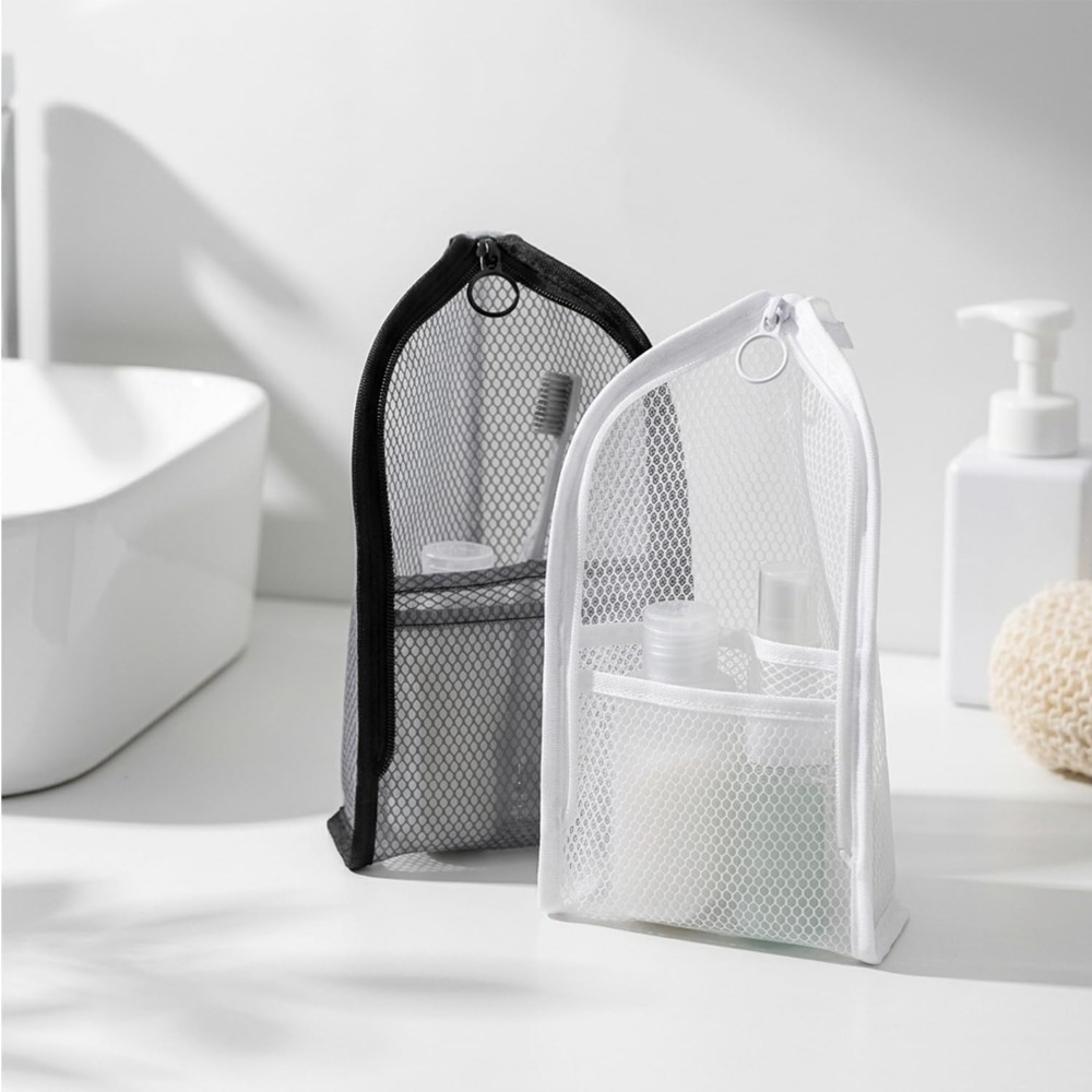 Mesh Toiletry Bag Breathable Q - Travel Accessories Bag ulasan dan harga