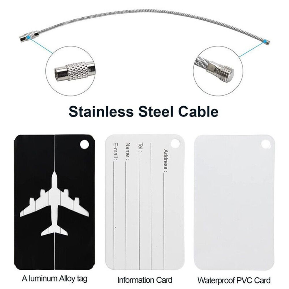 Aluminium Travel Luggage Tags  - Travel Accessories Useful ulasan dan harga