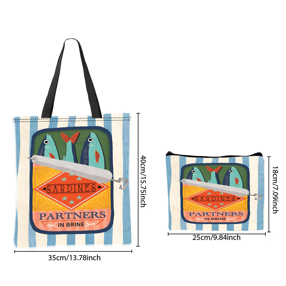 Sardine Partners Graphic Handb - Travel Accessories Bag ulasan dan harga