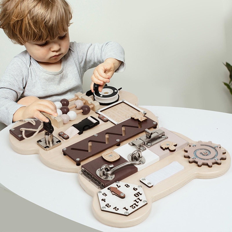 Montessori Activity Board Toy  - Travel Accessories For Baby ulasan dan harga