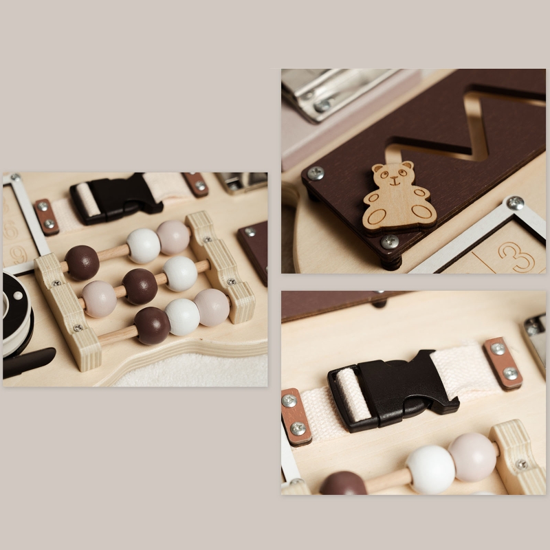 Montessori Activity Board Toy  - Travel Accessories For Baby ulasan dan harga