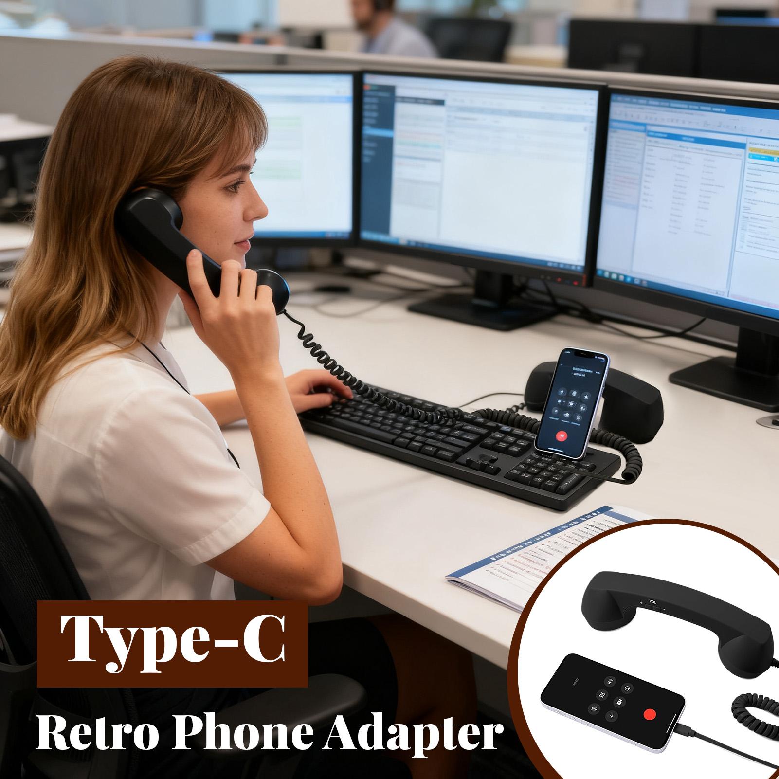 Type-C Retro Phone Adapter Lan - Travel Accessories Inc ulasan dan harga