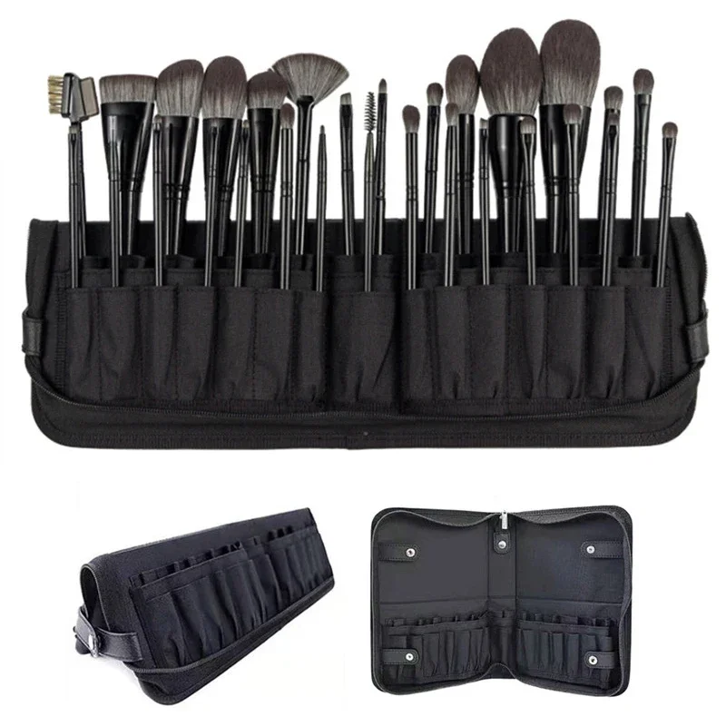 29/23 Holes Foldable Makeup Br - Travel Accessories Organizer Bag ulasan dan harga