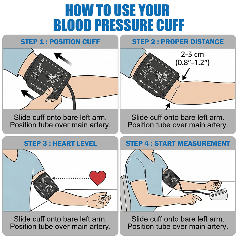 Universal Blood Pressure Cuff  - Travel Accessories Useful ulasan dan harga