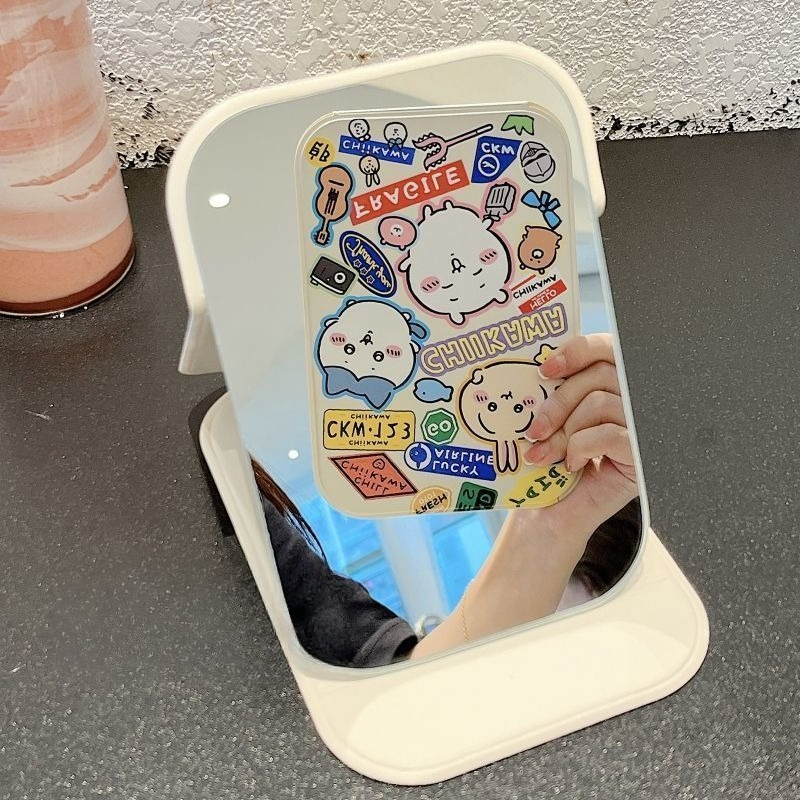Ckw Foldable Makeup Mirror Cut - Travel Accessories Useful ulasan dan harga