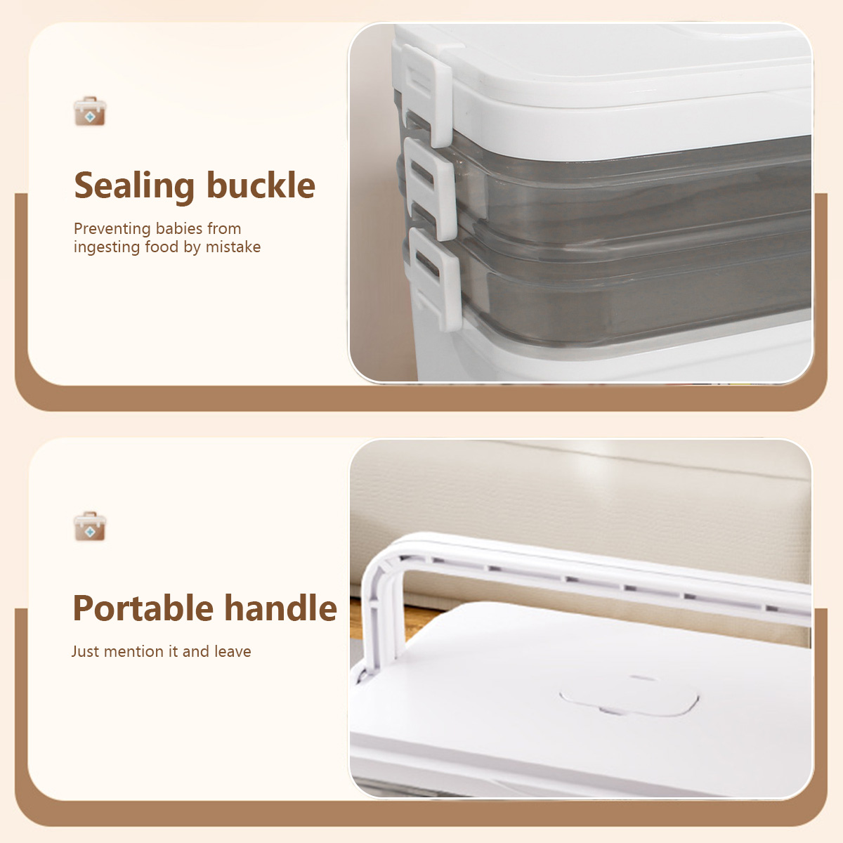 Portable Medicine Box Large Ca - First Aid Travel Kit ulasan dan harga